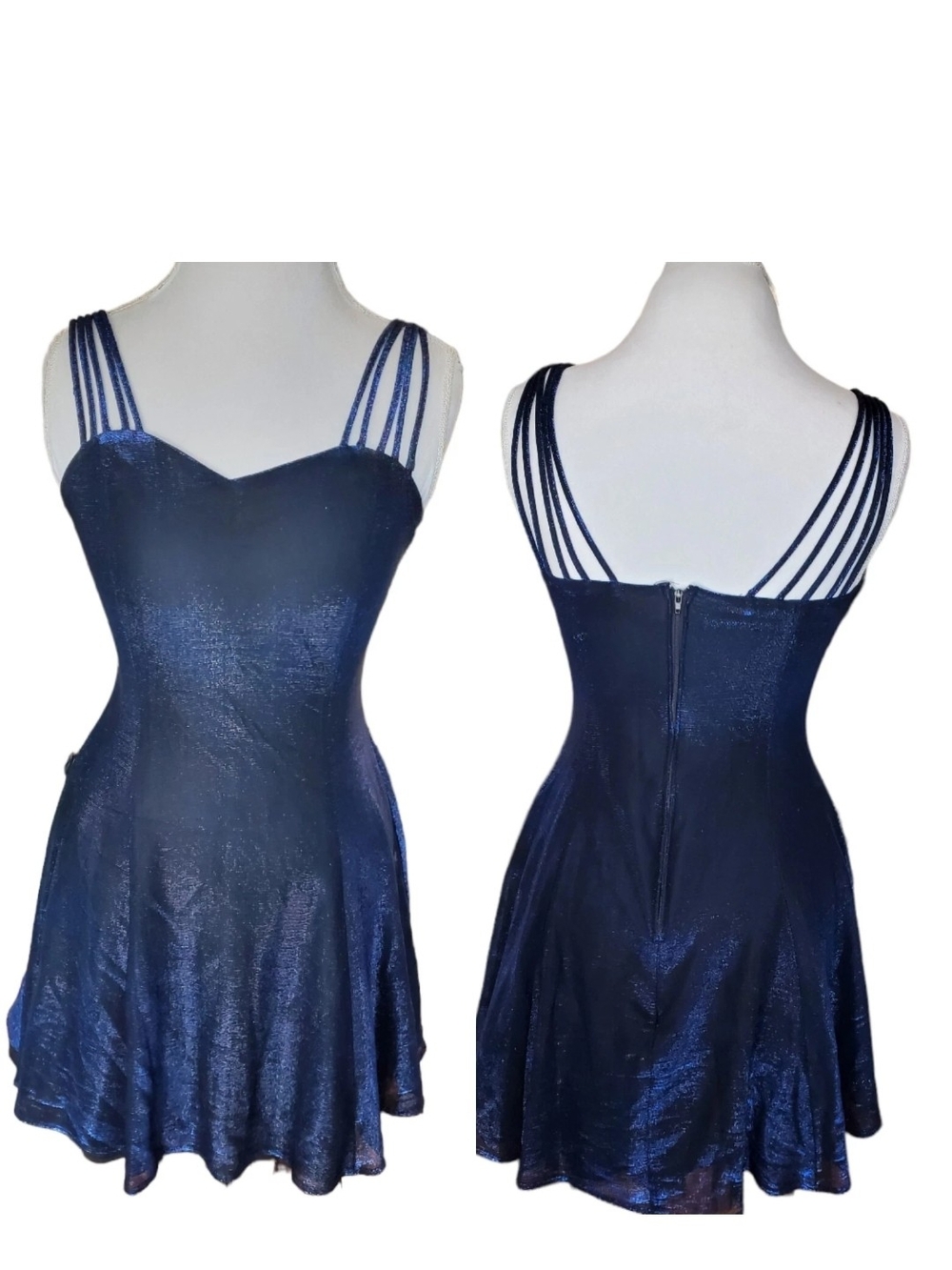 All That Jazz Navy Multi-Strap Mini Dress